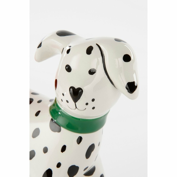 Kandelaar Hond - L26 x B11 x H27 cm - Keramiek - Wit