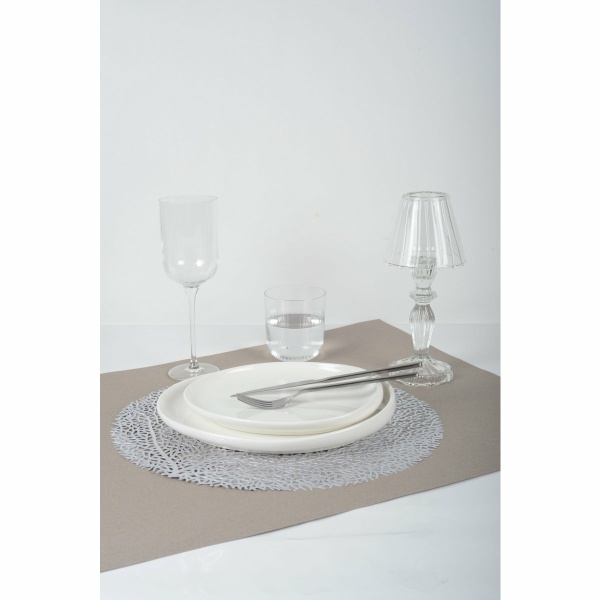 H24.5cm glazen kandelaar