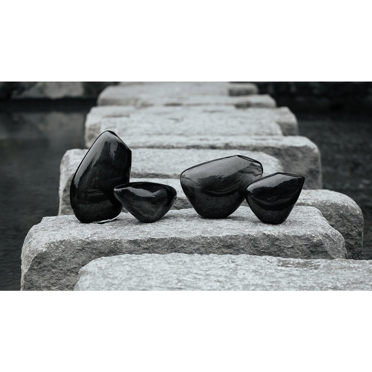 Moderne vaas, hoge design organische vorm, KOOKY16GR