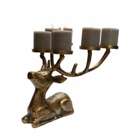 Maloca aged brass