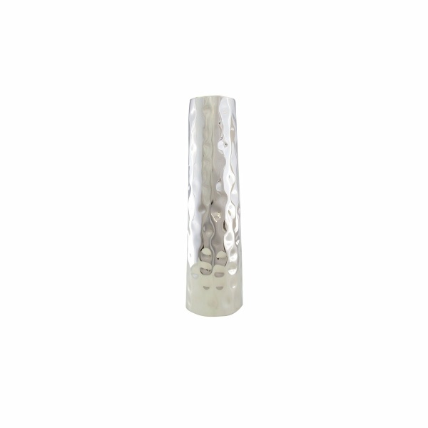 Gehamerd vaas 12x12x41cm
