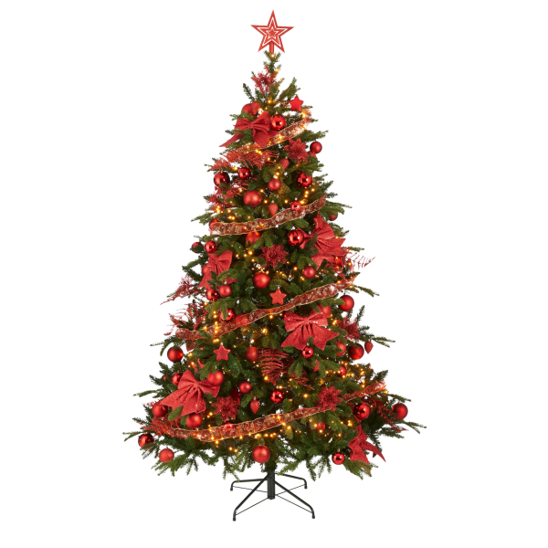 Kerstboom Decoratie Set - 100 Stuks - Rood