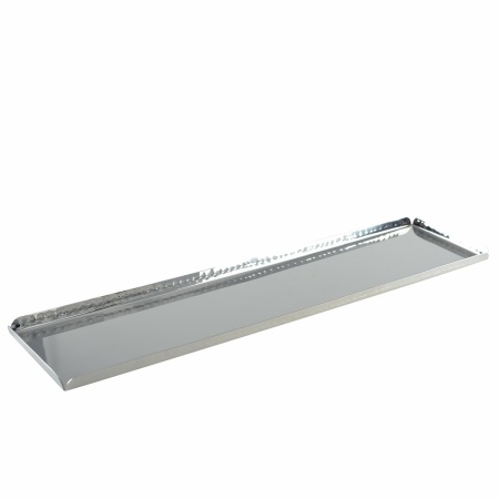 Gehamerd rechthoekige lade Mirror Effect 50x11.5x1.25cm