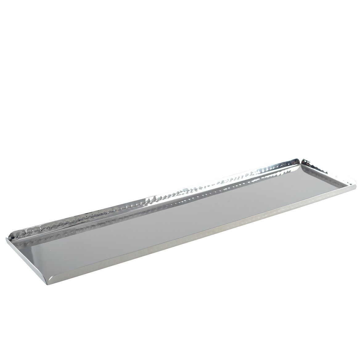 Gehamerd rechthoekige lade Mirror Effect 50x11.5x1.25cm