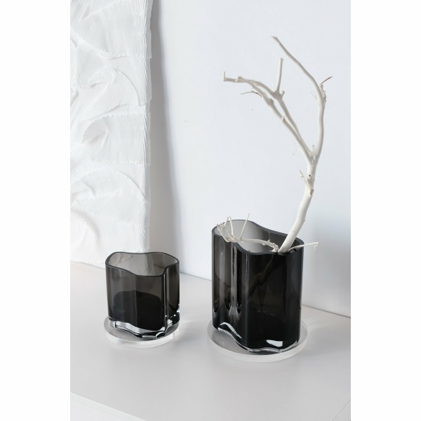 Nieuwe moderne designvaas geïnspireerd op CORAL en Aalto, middelgroot, COR20GR