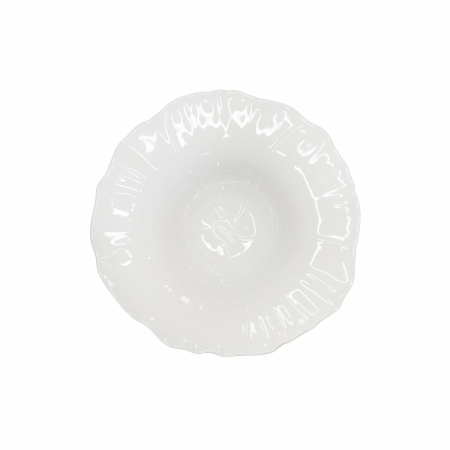 Witte bloem holle bloem 24,5 cm