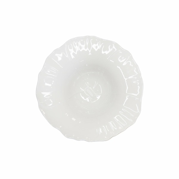 Witte bloem holle bloem 24,5 cm