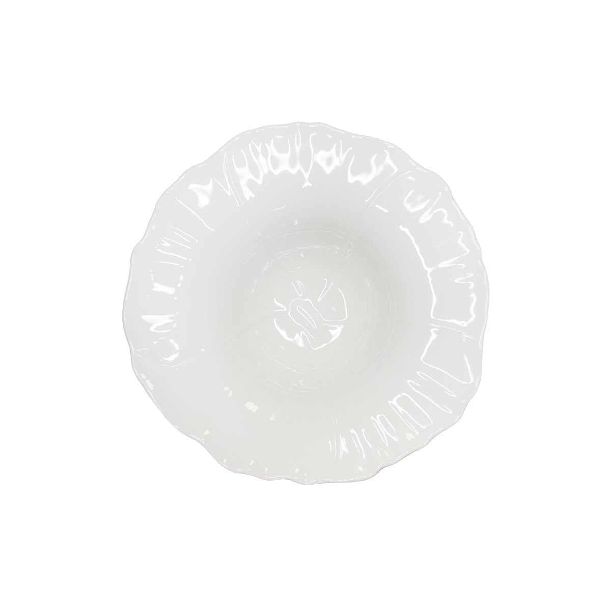 Witte bloem holle bloem 24,5 cm