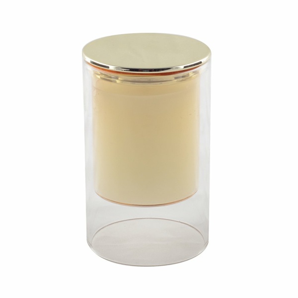 Orange Fleur Fleur 7x11.3cm gouden kaars