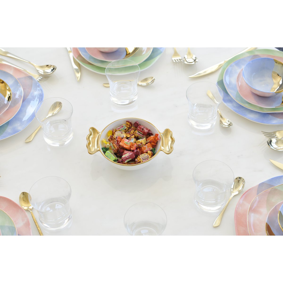 Candy Candy Golden handgrepen 11x11x5cm