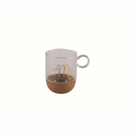 Mok in Glass Cork "Mr"