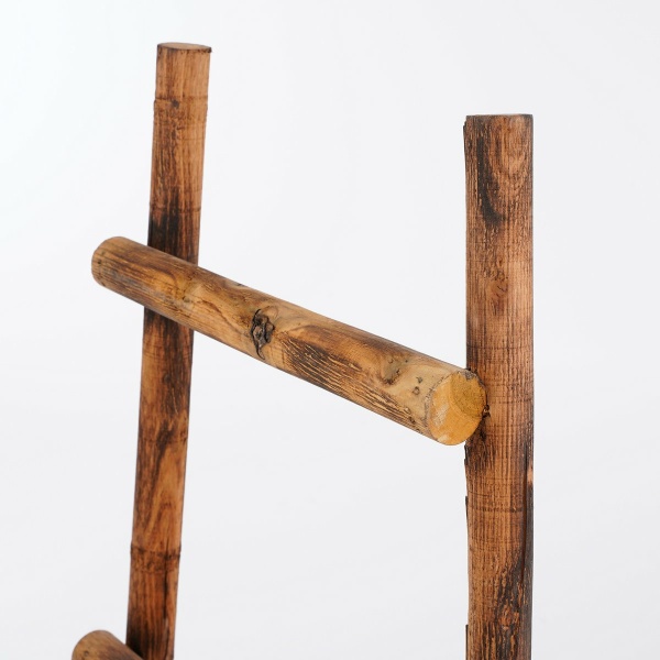 Decoratie Ladder - L29 x B49 x H119 cm - Bruin