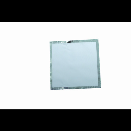 Wegwerphanddoeken 21x21cm Wit en zilveren Roller 32 stuks