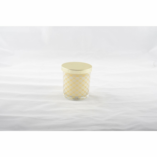 Gouden Musk -kaars met dekking 7,8x8,2 cm