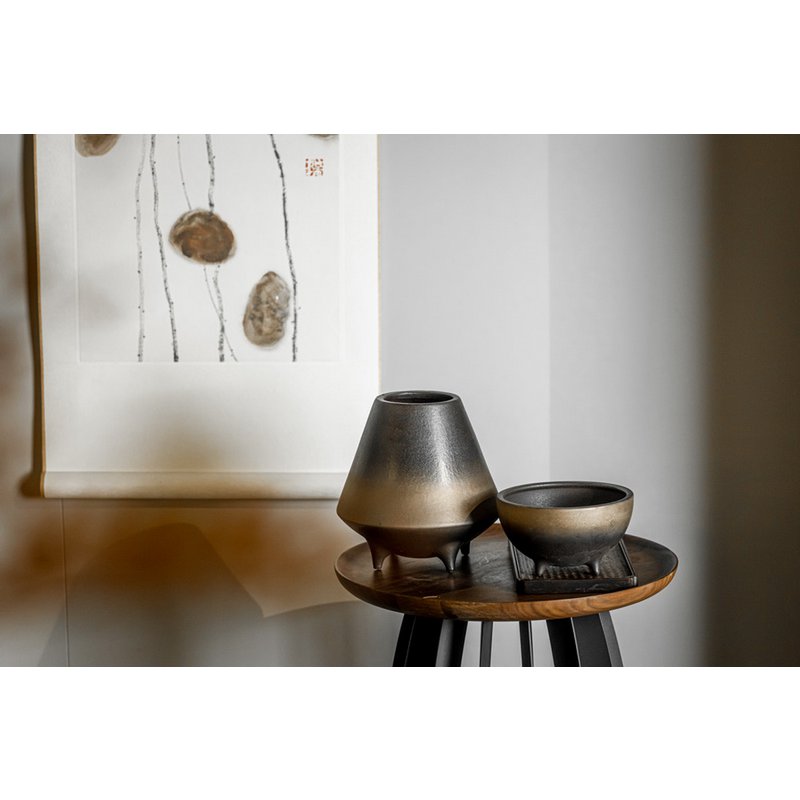 New Moderne keramische bol grote kom East+West, OTA10BB