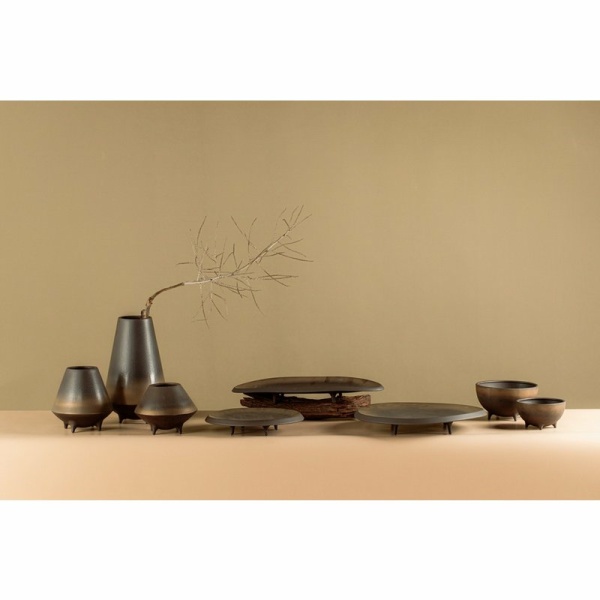 New Moderne keramische bol grote kom East+West, OTA10BB