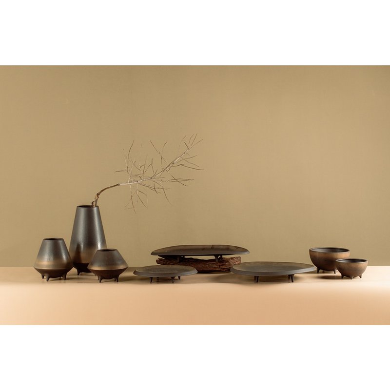 New Moderne keramische bol grote kom East+West, OTA10BB
