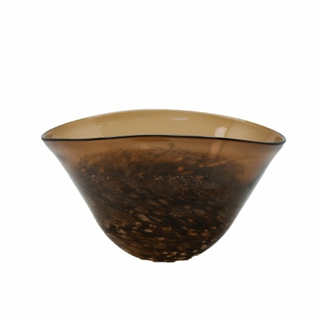 Bruine decoratieve snit 29x21x17cm