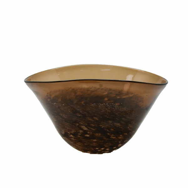Bruine decoratieve snit 29x21x17cm