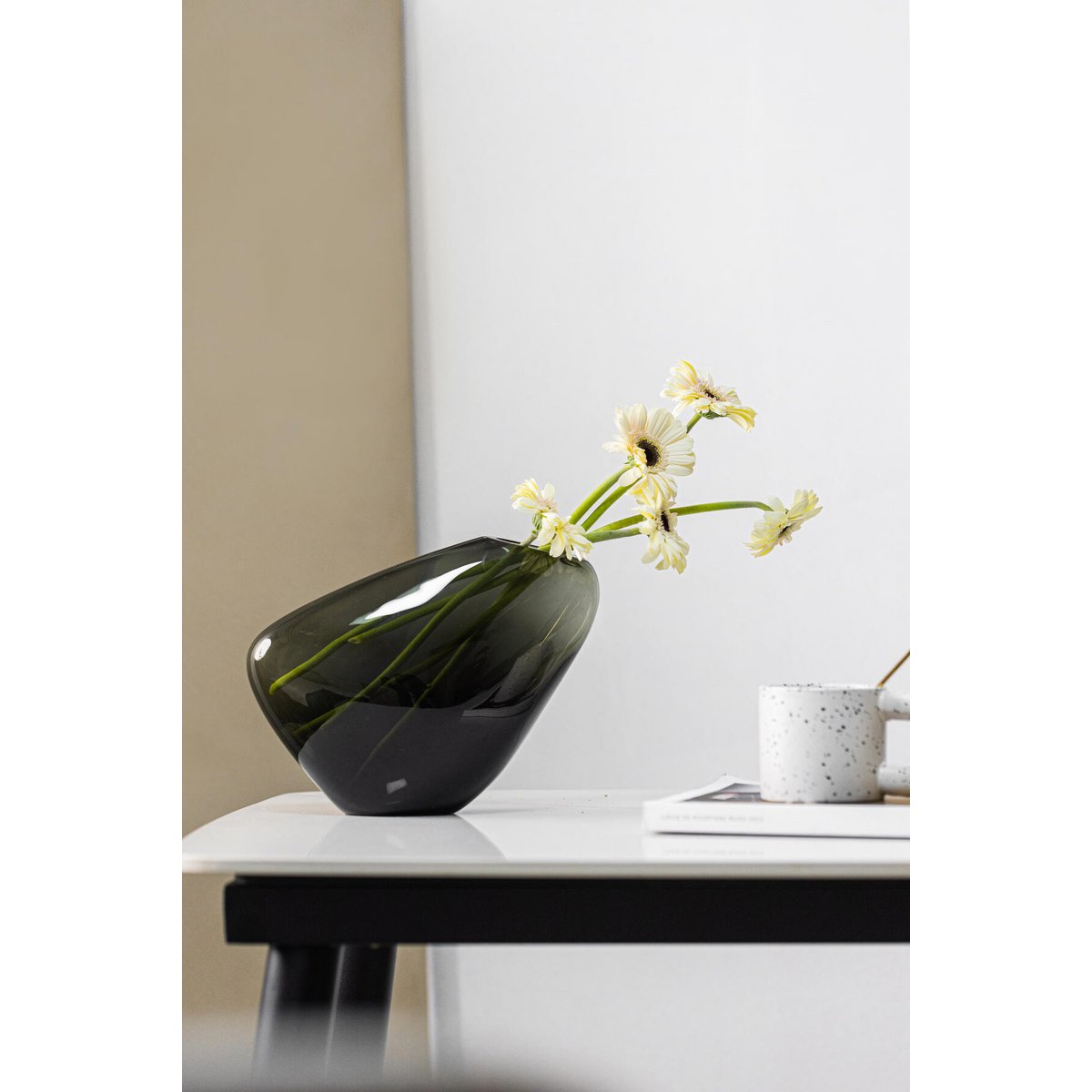 Moderne vaas, hoge design organische vorm, KOOKY16GR