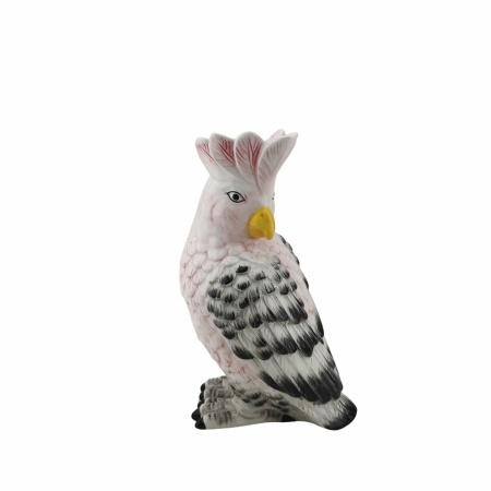 VASE-Cockatoe-Dolomite-roze/ groen-14-x10.5x22cm