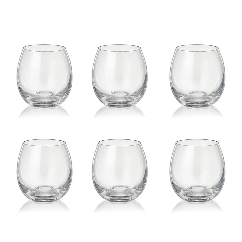 380 ml Peony's Low Water Glazen - veel 6