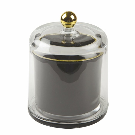 Zwart en gouden bel kaarsen tonka parfum