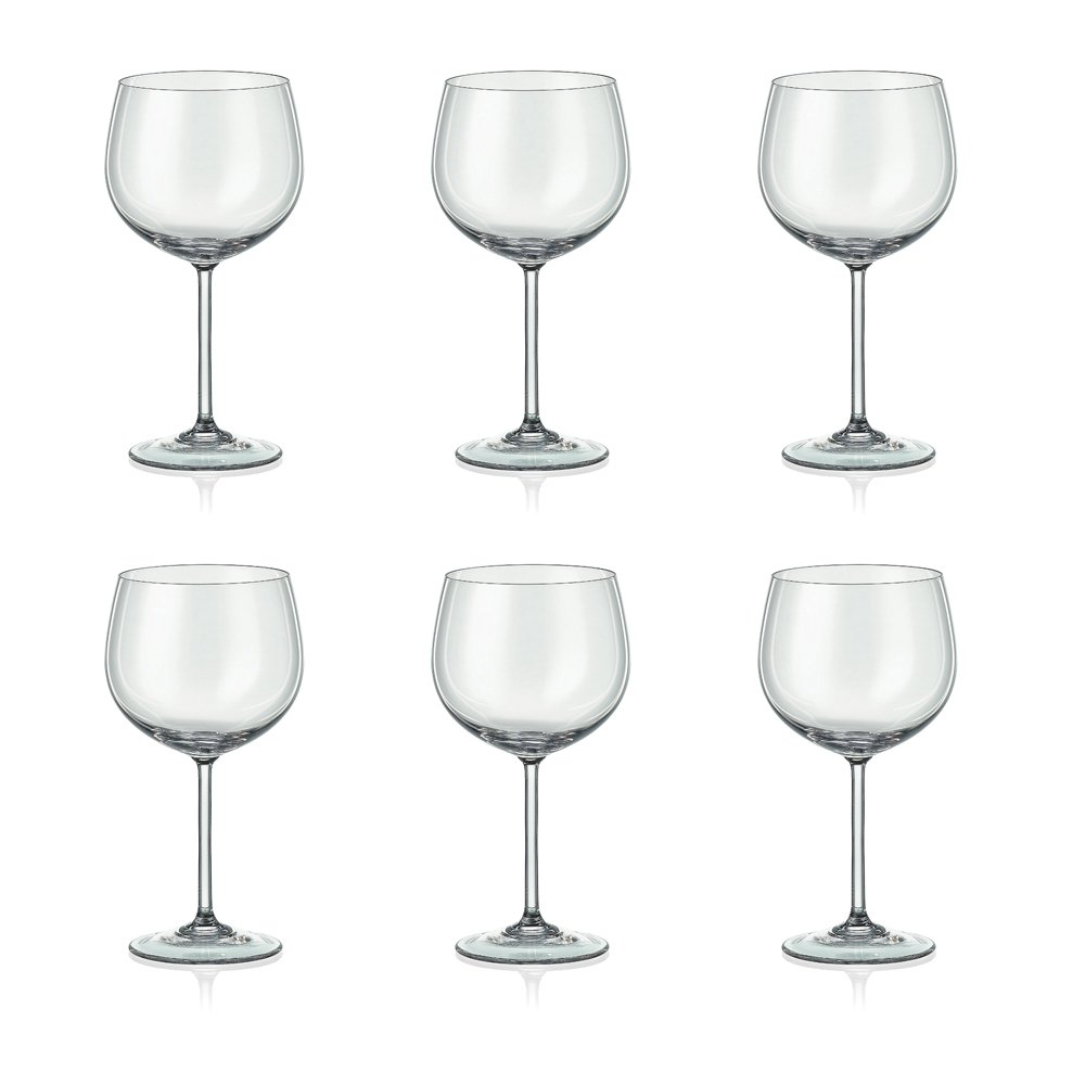 350 ml pioenwijnglazen - veel 6