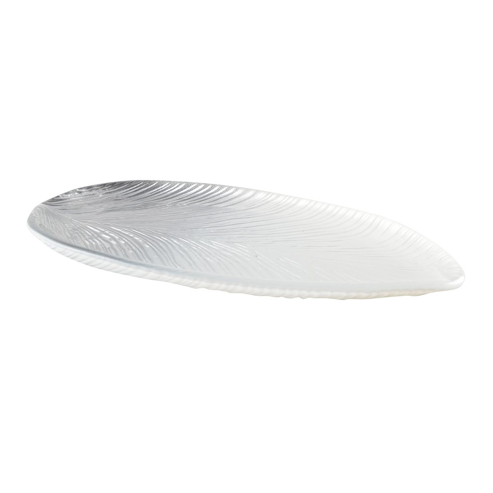 Zilver zilvermodel blad 30x14x2cm