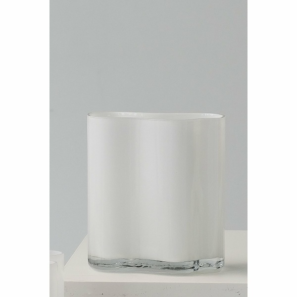 Nieuwe moderne design vaas geïnspireerd op CORAL en Aalto, middelgroot, COR20WH