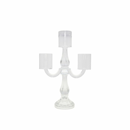Kroonluchter 3 lichten transparant H35cm