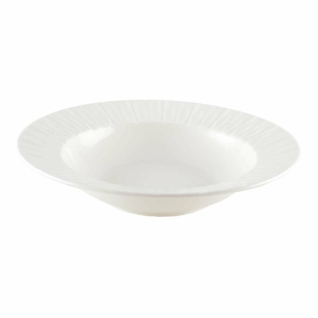 Witte holle plaat Lilia 20.3x20.3x4.3cm