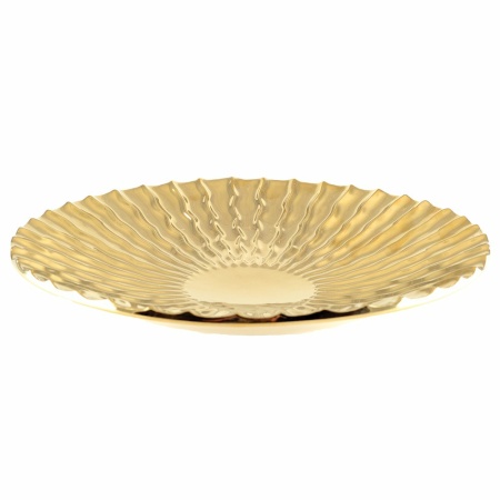 Briljante gouden decoratieve snit 36x36x5.5 cm