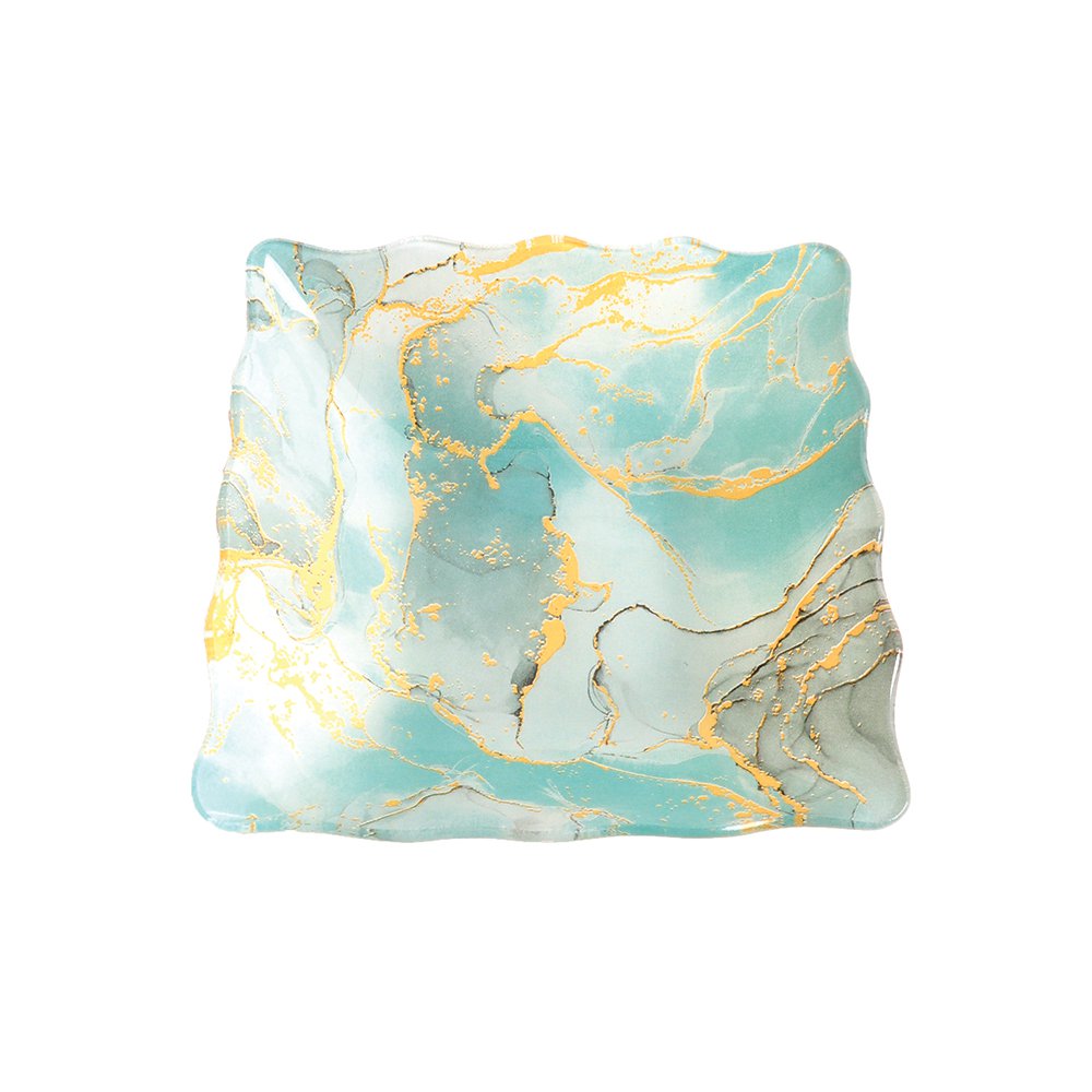 Golden Hollow Square Ocean Cups 15 cm - veel 6