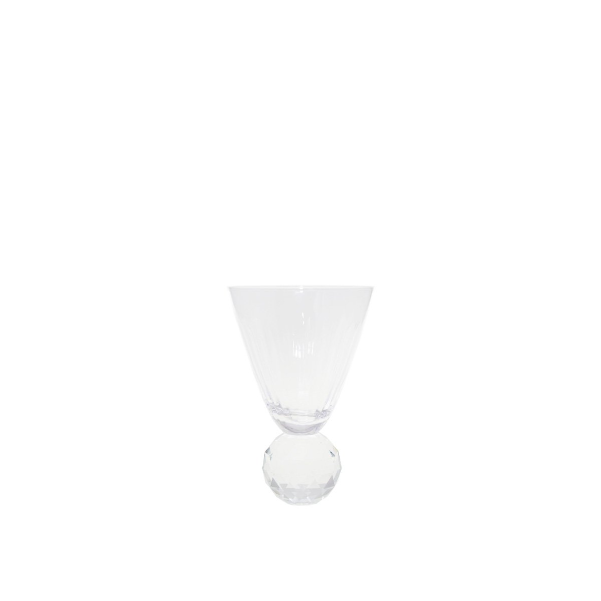 Wijnglazen met diamantvoet - veel van 4