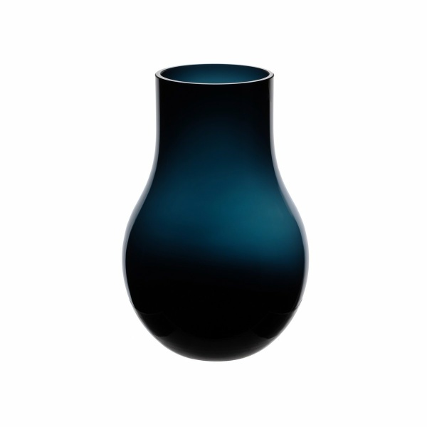 TOP verkopende glazen vazen: moderne elegante grote vaas in diepblauw kwaliteitsglas, DAVOS15