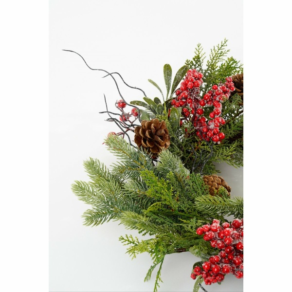 Randell Kerstkrans - Ø50 cm - Rood