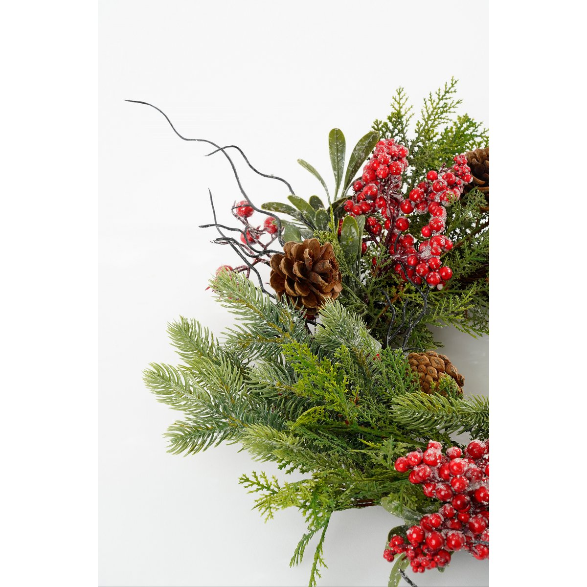 Randell Kerstkrans - Ø50 cm - Rood