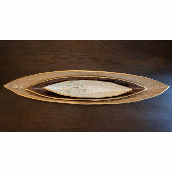 Aluminium zand decoratieve snit 94x19x6cm
