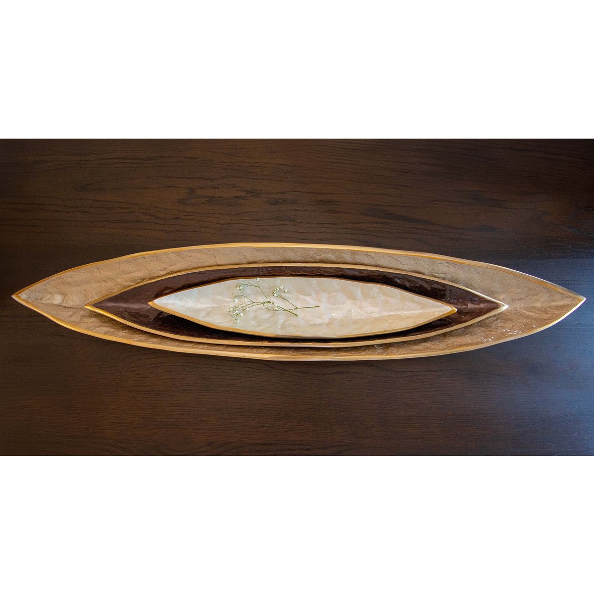 Aluminium zand decoratieve snit 94x19x6cm