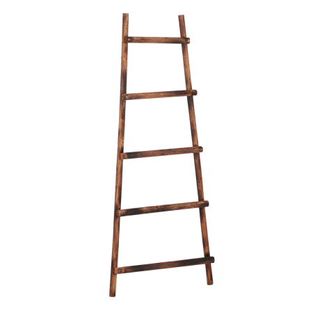 Decoratie Ladder - L29 x B49 x H119 cm - Bruin
