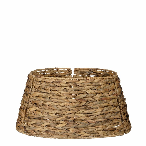 Kerstboomrok Opvouwbaar - H26 x Ø51 cm - Zeegras - Naturel Bruin