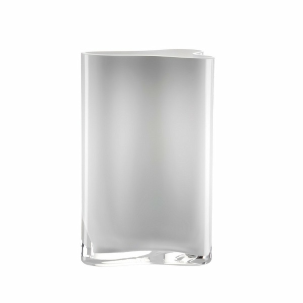 Nieuwe hoge vaas met modern design geïnspireerd op CORAL en Aalto, COR30WH