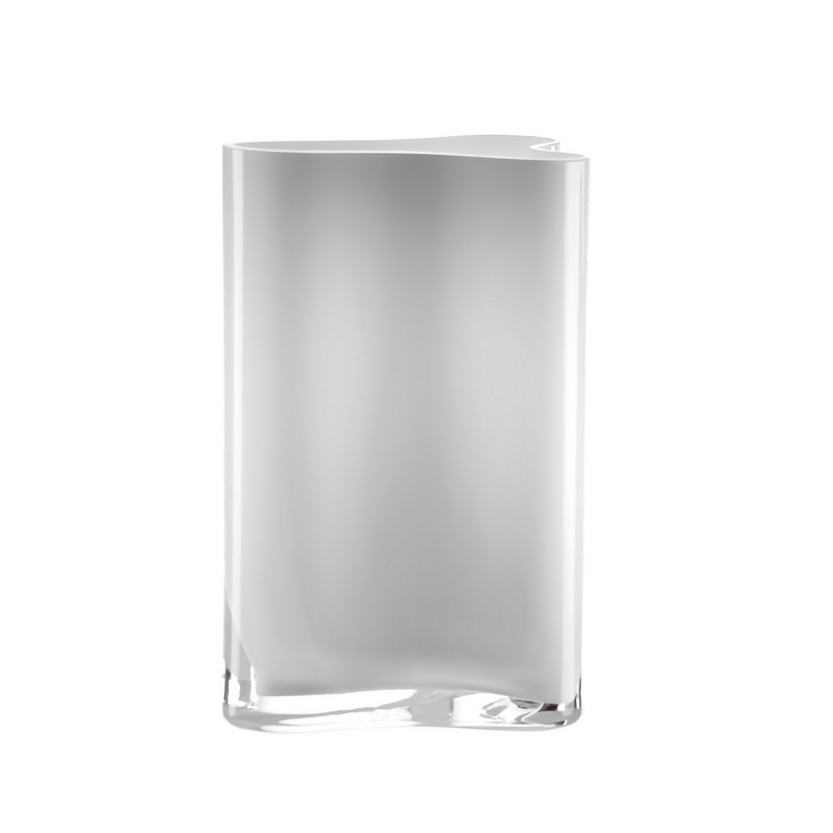 Nieuwe hoge vaas met modern design geïnspireerd op CORAL en Aalto, COR30WH