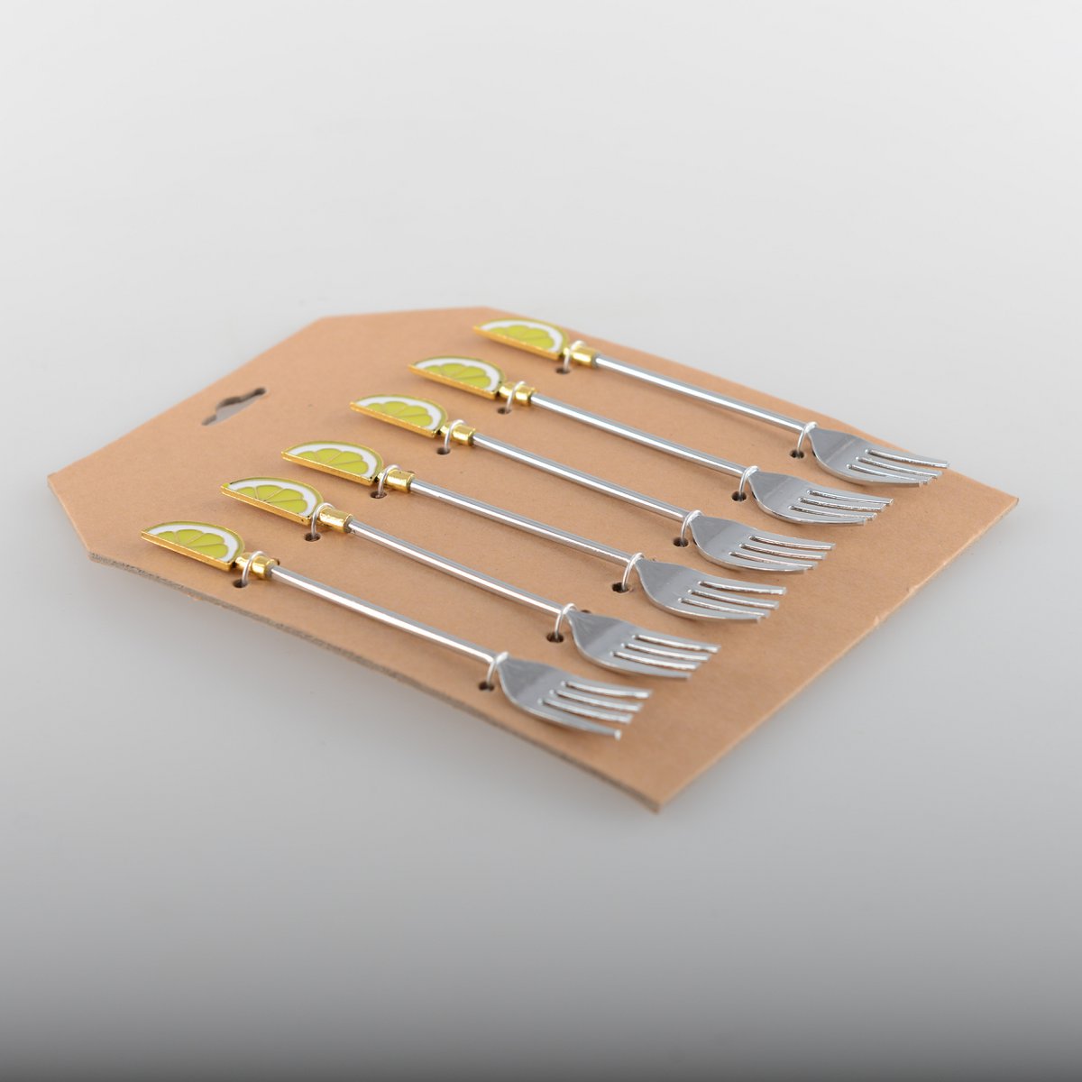 Lemon Dessert Forks - veel van 6