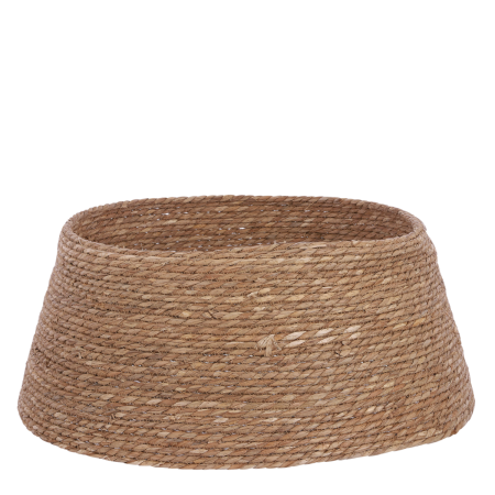 Kerstboomrok - H26 x Ø58 cm - Zeegras - Naturel Bruin