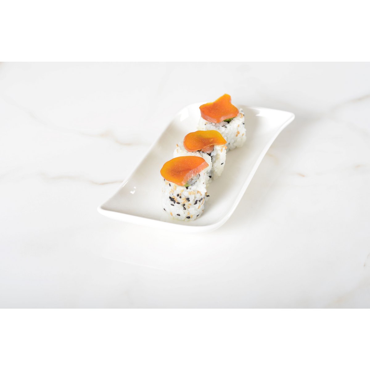 Rechthoekige witte beker in keramische 6x7cm