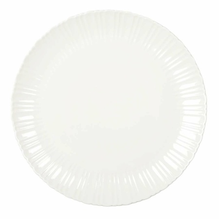 Flora White Presentation Plate 31.8x31.8x2.7cm
