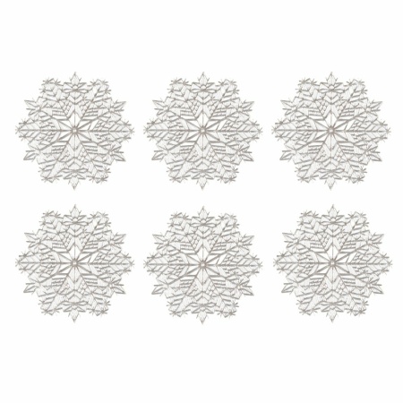 Silver Flake Glass - veel van 6