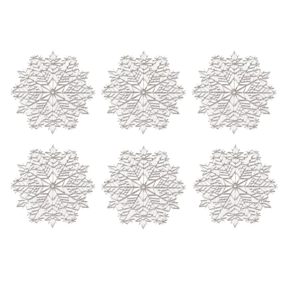 Silver Flake Glass - veel van 6